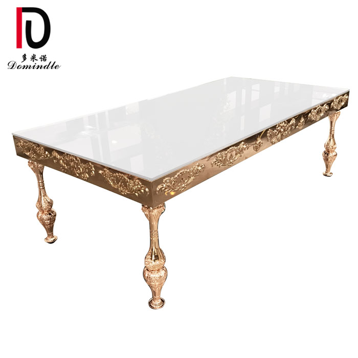 Rapid Delivery for Glass Event Table - Unique style dining table for wedding – Dominate