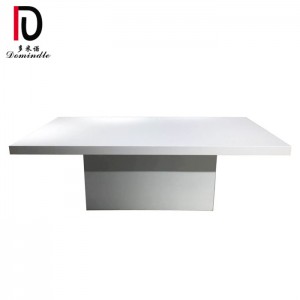 2019 Latest Design Round Stainless Steel Table -
 Event party use mdf dining table  – Dominate