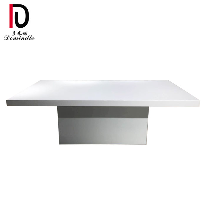 High Quality Event Glass Top Banquet Table - Event party use mdf dining table  – Dominate