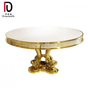 Special Design for Round Gold Event Stainless Steel Table -
 Wedding round table stanless steel – Dominate