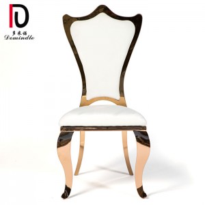Florence wedding gold stainless steel chair