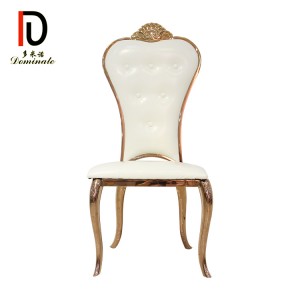 Wholesale Price Gold Stackable Hotel Chair -
 Crown dining chair – Dominate