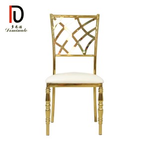 Best quality Rose Gold Wedding Chair -
 Banquet Net dining event chair – Dominate