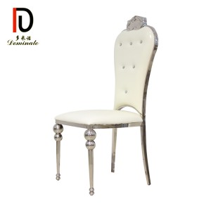 Imperial stainless steel wedding chair