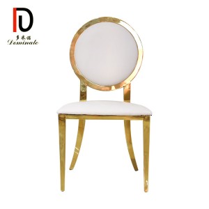 Moon wedding gold dining chair