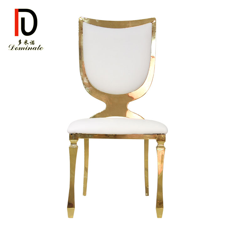 factory customized Modern Popular Hotel Chairs Banquet Chairs - Stainless steel shield dining banquet chair – Dominate