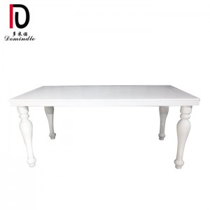 Manufacturing Companies for Party Cake Table -
 Modern white wedding table – Dominate