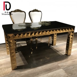 Wedding furniture gold table