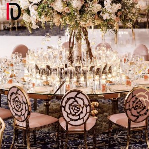 Imperial gold dining chair for wedding