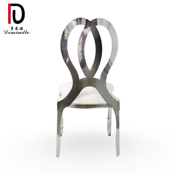 Competitive Price for Luxury Golden Stacking Stainless Steel Chair - 3. popular infinity dining wedding chair – Dominate