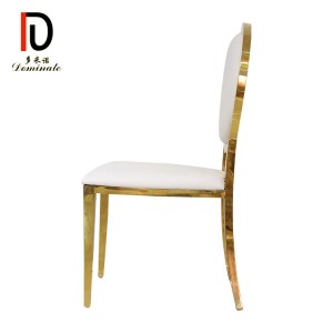 Moon wedding gold dining chair