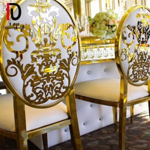 Imperial gold dining chair for wedding