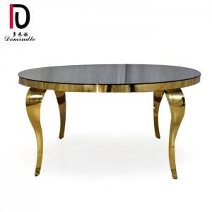 OEM manufacturer Hotel Glass Table -
 Modern wedding furniture dining table – Dominate