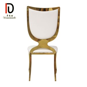 Stainless steel shield dining banquet chair