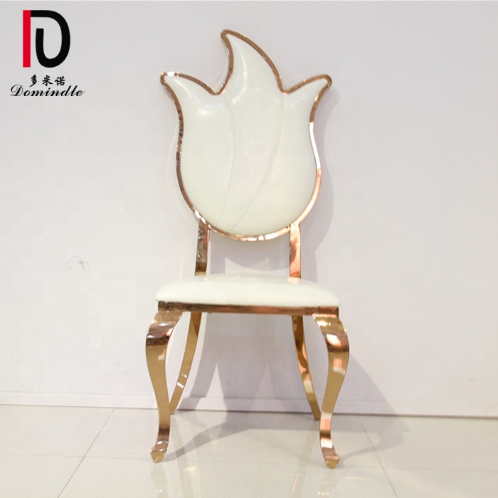 China Gold Stainless Steel Chair –  Wholesale Stainless Steel Metal Frame Wedding Royal King Throne Chair – Dominate