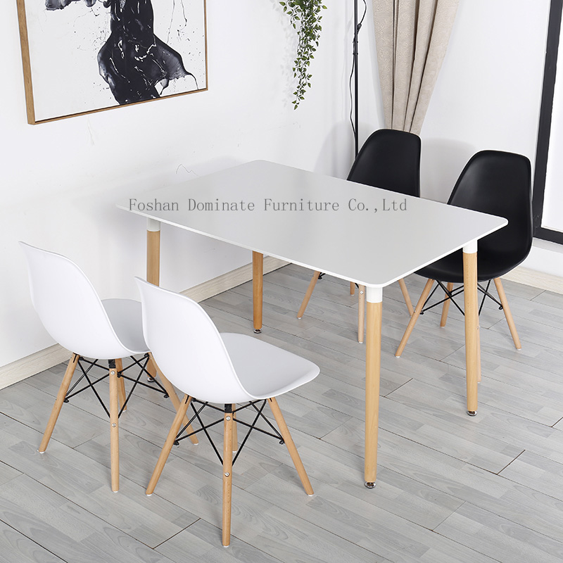 Nordic solid wood feet table ,square table and round table