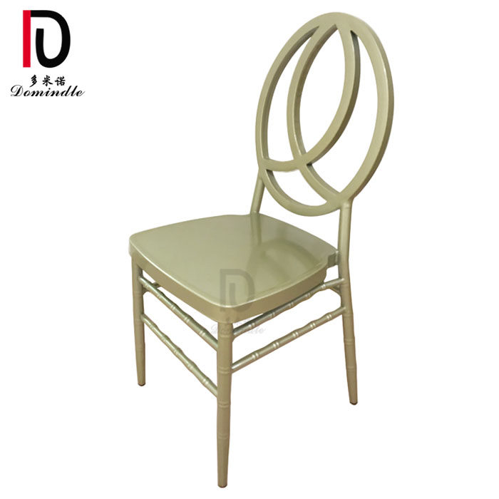 OEM Event Dining Chair –  WIC07 Dominate classical design simple gold metal phoenix wedding chair – Dominate