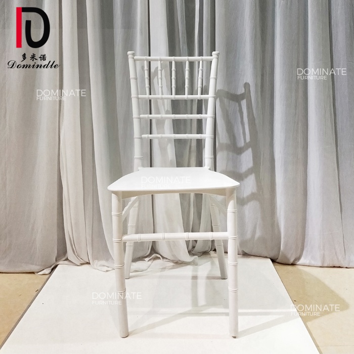 China Stackable Event Chair –  Fashion quality standard wedding white color hotel banquet chair for sale – Dominate