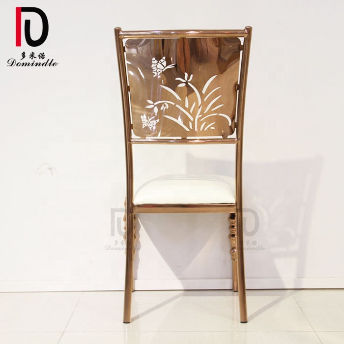 Elegant Event Restaurant Wedding Furniture Gold Material Events Dining Chair Featured Image