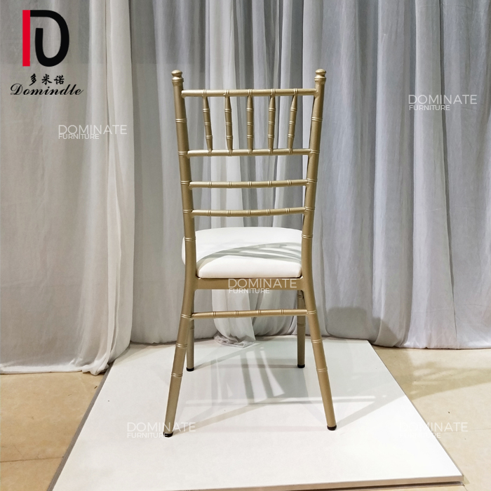 Hot style elegant event furniture iron frame cross back wedding party chairs