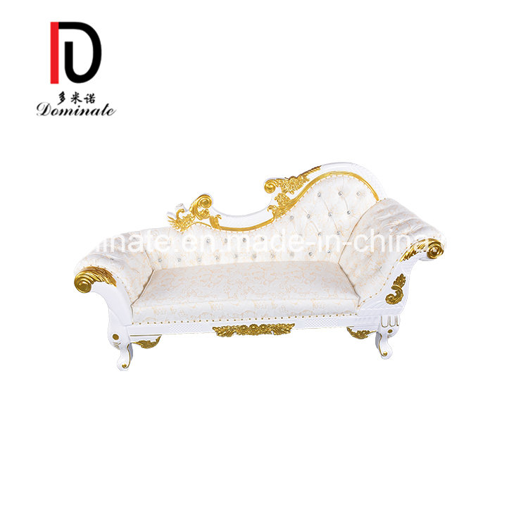 Luxury Royal Style Golden Silver sofa set furniture for Wedding