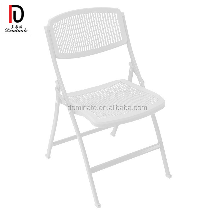 OEM Modern Event Chair –  manfacutuer wholesale guangdong foshan outdoor white plastic folding chair – Dominate