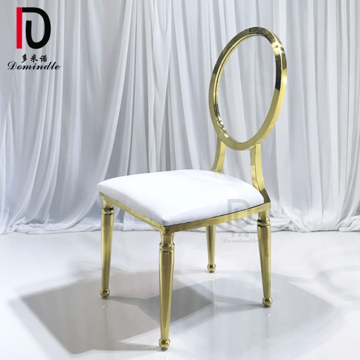 dubai gold stainless steel frame acrylic dining chair for wedding