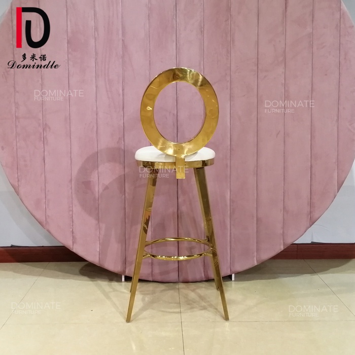 Wholesale Factory Gold Stainless Steel Bar Stool Bar Chair for Party Nightclub Featured Image
