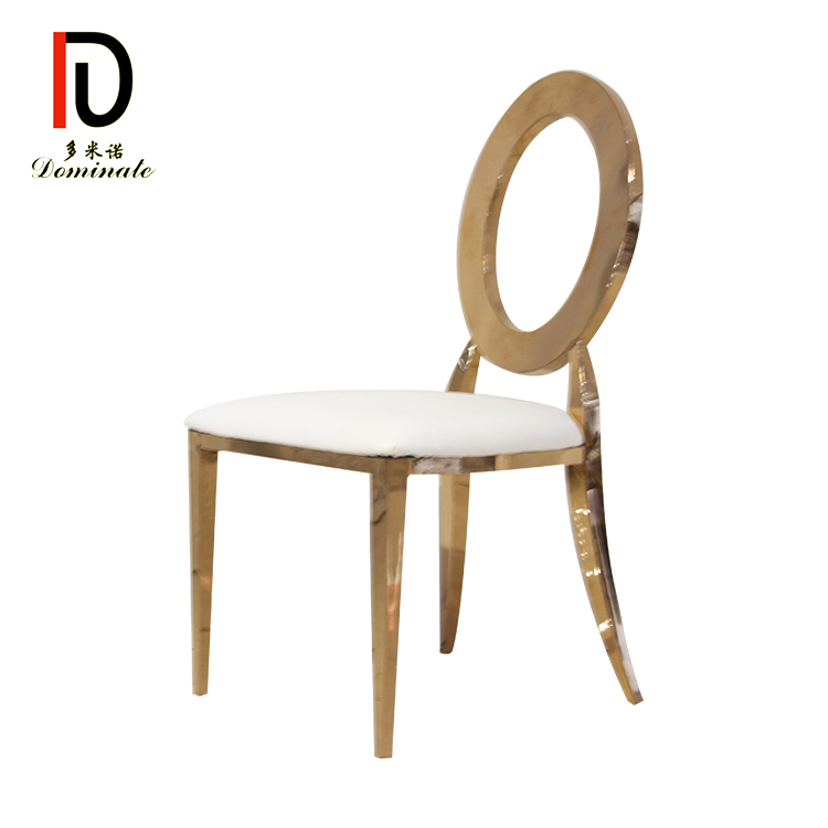Good quality Sofa From China – Wedding event gold Modern Stainless Steel Dining Chair – Dominate detail pictures