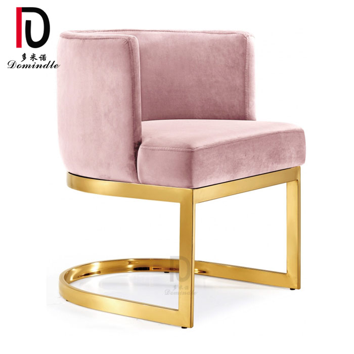 Milan Primrose velvet cushion stainless steel base wedding Lounge Chair Featured Image