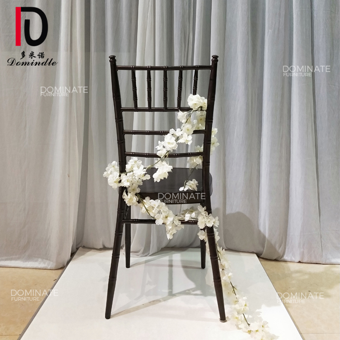 OEM Wedding Chair –  Wedding hotel outdoor using royal banquet black tiffany antique chiavari chair – Dominate