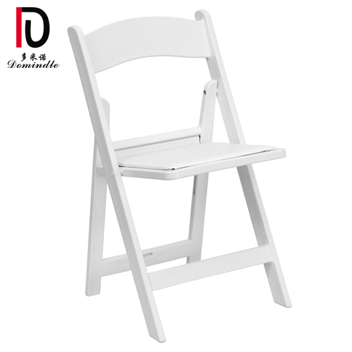 Factory Direct Resin white folding rental chairs For events