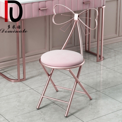 OEM Wedding Chair –  Factory Direct Sale Cheap Wholesale Metal Frame Soft Cushion Bowknot Back Folding Chair – Dominate