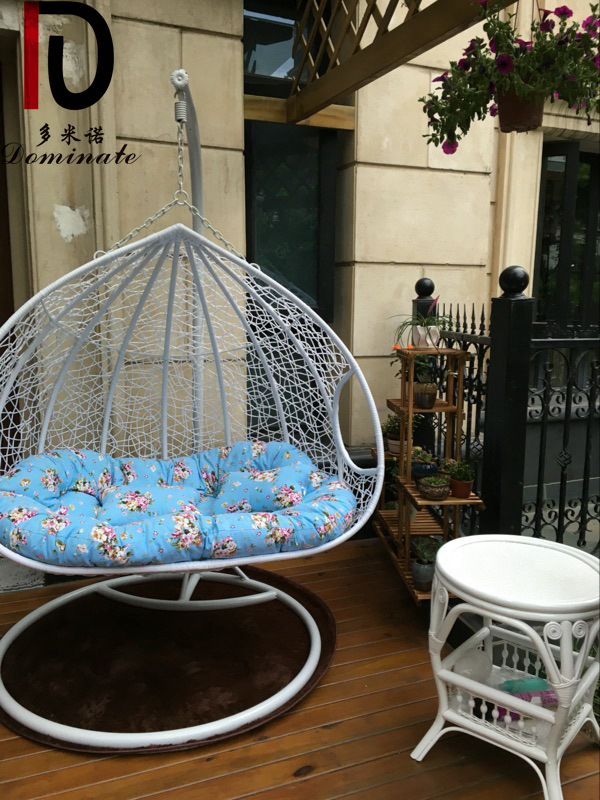 Hot Selling Indoor Hanging Rattan Wicker Single Seat Garden Egg Swinging Chairs Factory Delivery Patio Outdoor Swing Chair