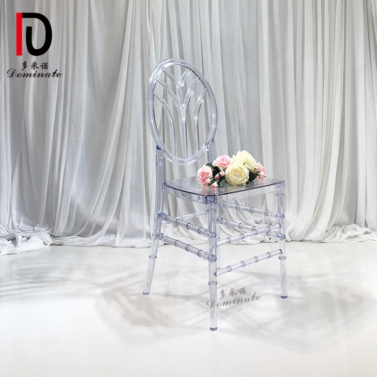 Hot Sale Modern Resin Transparent Plastic Clear Wedding Chair For Reception