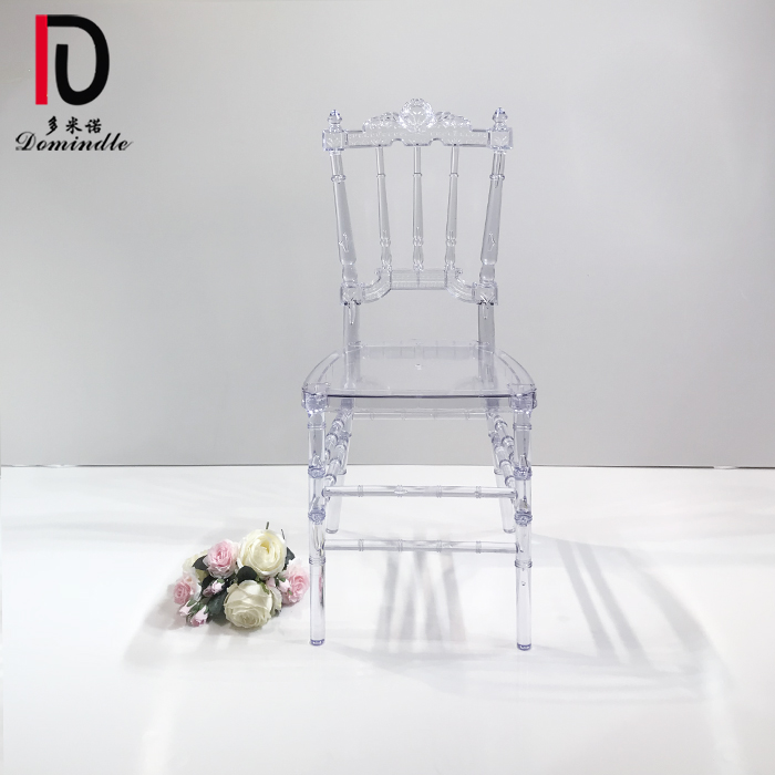 China Luxury Hotel Chair –  Wholesale tiffany transparent clear acrylic wedding plastic dining chair – Dominate