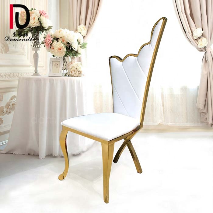 China Luxury Wedding Chair –  Wedding bride and groom used event reception furniture leisure high king throne chair – Dominate