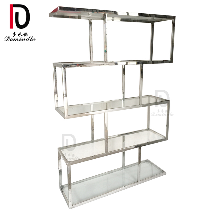 Good quality Tables From China – wedding furniture glass top commercial high golden stainless steel bar back – Dominate