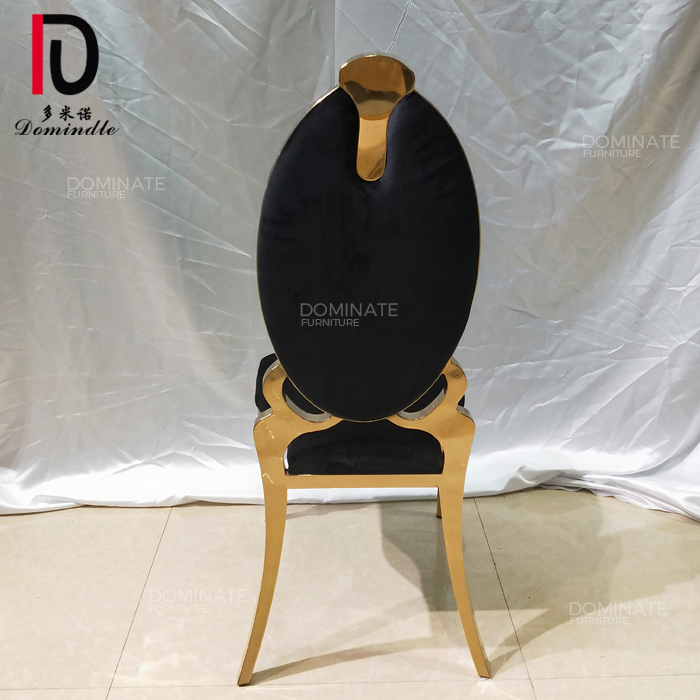 Wholesale Golden Hotel Chair –  High end royal king queen throne stainless steel main reception luxury gold chair – Dominate