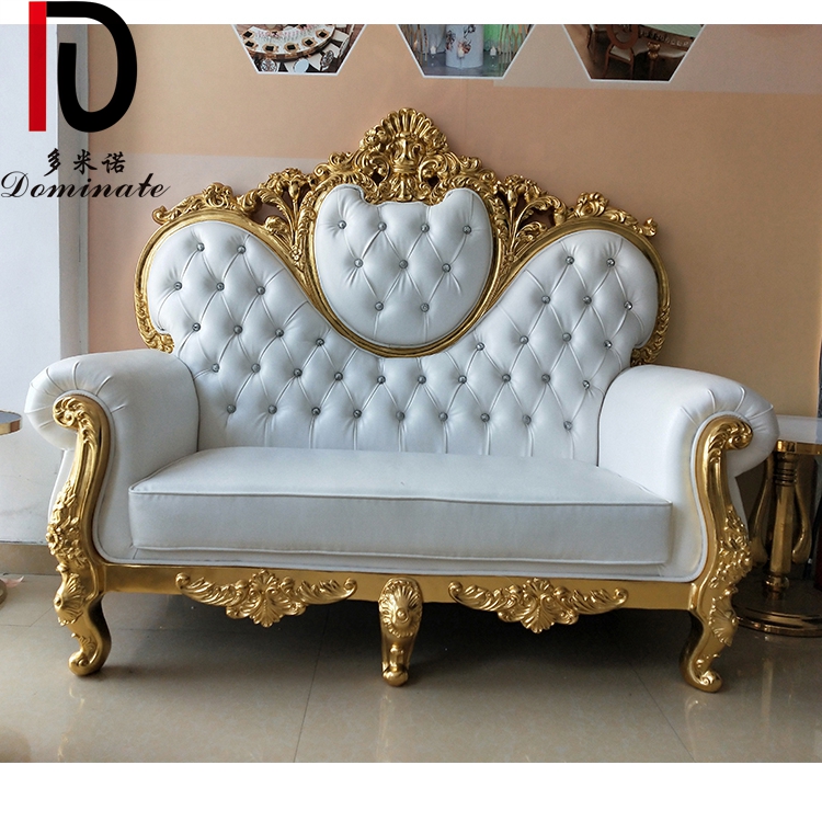 High Quality King Throne Chairs Luxury Bride And Groom Sofa Chair For Wedding Event