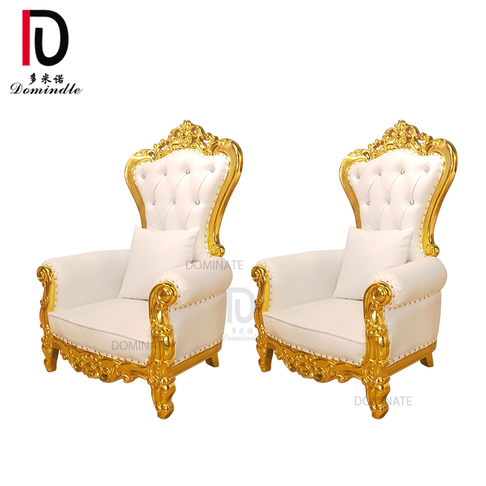 Good quality Sofa From China – Cheaper King And Queen  King Gold Throne Chairs Royal Luxury Wedding Chair For Kids – Dominate