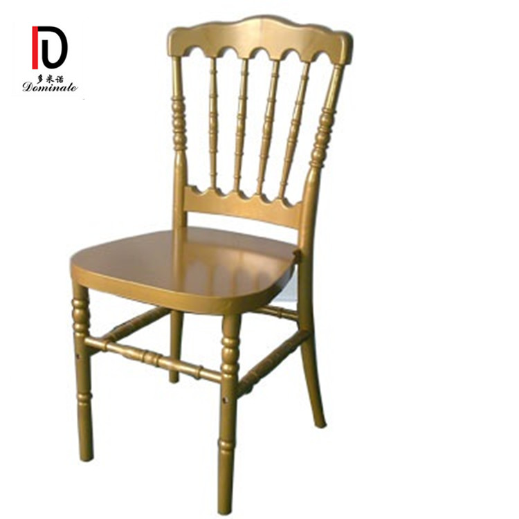China Banquet Chairs Stackable –  Wholesale Event  Furniture Banquet Dining Chateau stacking  stackable Wedding Solid Wood metal  Napoleon Chairs for Sale – Dominate