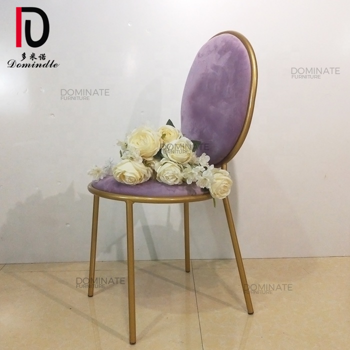 OEM Banquet Chair Golden –  Wedding event cheap hot selling modern room dining hotel iron chair – Dominate