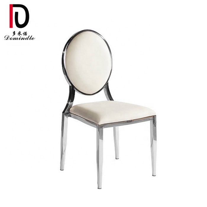 OEM High Back Gold Hotel Chair –  event modern style gold stainless steel wedding rental chair – Dominate
