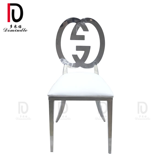 China Golden Hotel Chair –  wedding furniture wholesale stainless steel dining banquet chair – Dominate