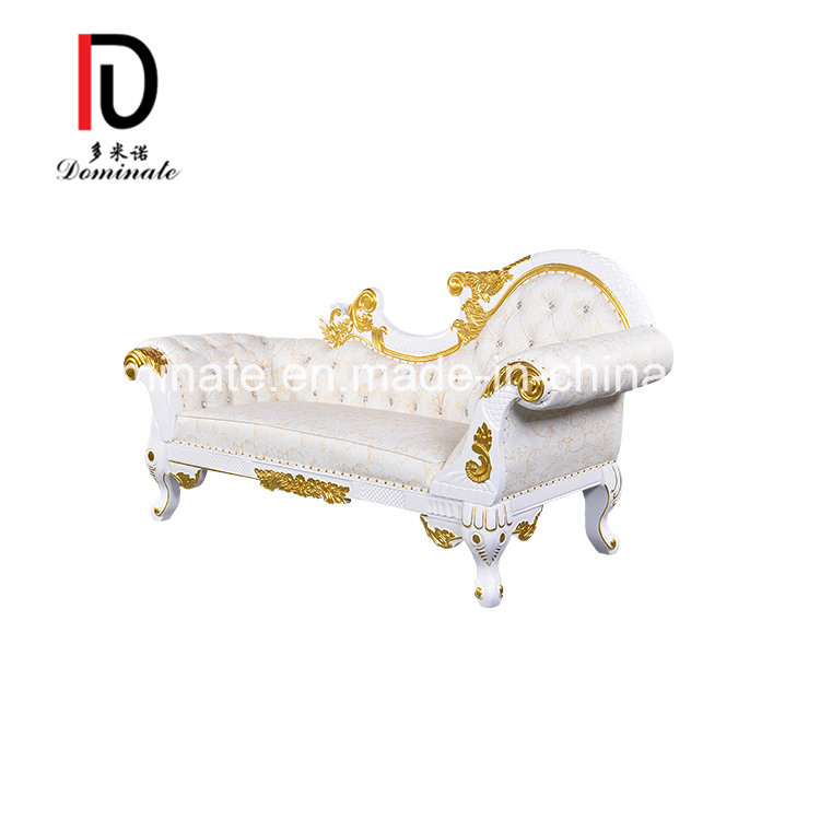 Luxury Royal Style Golden Silver sofa set furniture for Wedding