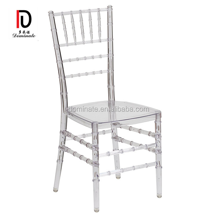 OEM Luxury Gold Stacking Wedding Chair –  Factory cheap wedding used PC Tiffany chair – Dominate