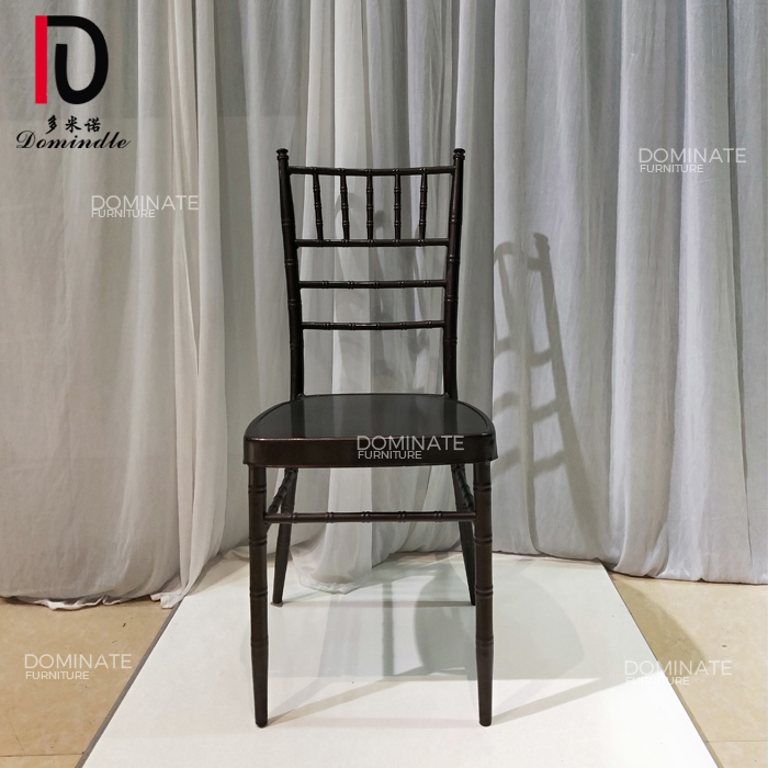 OEM Wedding Chair – Wedding hotel outdoor using royal banquet black tiffany antique chiavari chair – Dominate detail pictures