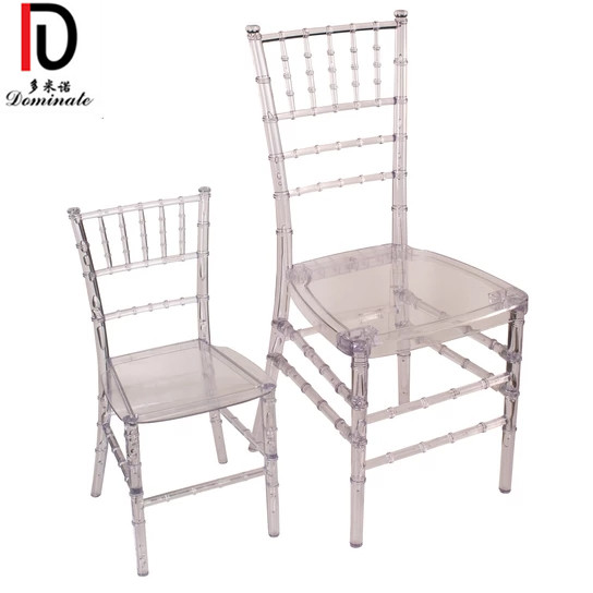 China High Back Stackable Wedding Chair –  China factory stackable children party chair/kid plastic party chair/kids resin tiffany chiavari chair China – Dominate