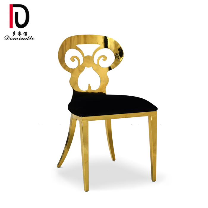 Wholesale Luxury Dining Chair –  stacking wedding furniture stainless steel banquet wedding chair – Dominate